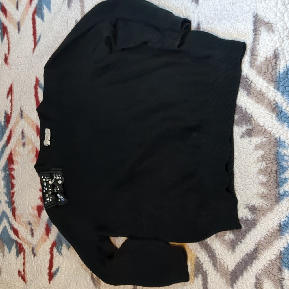 Kate Spade Rhinestone Bow Sweater